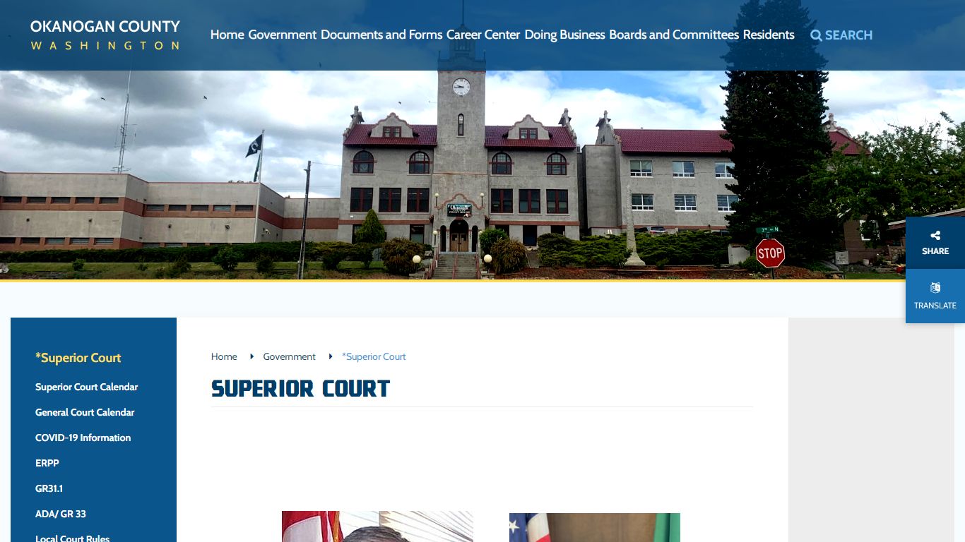 Superior Court - Okanogan County, Washington